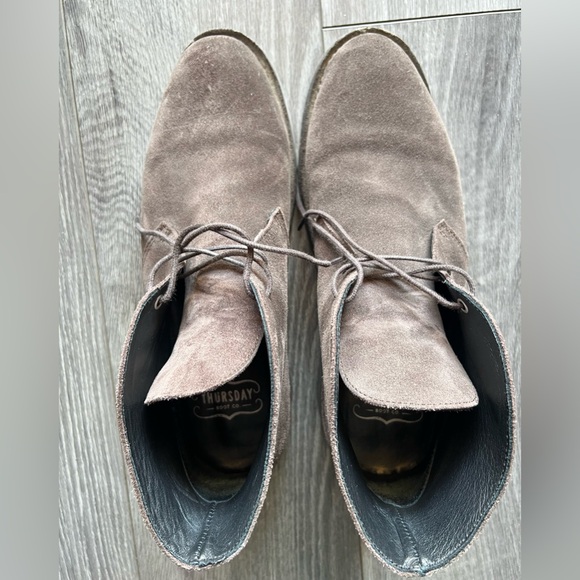 Thursday Boots “Ash” Brown Suede Chukka - Picture 7 of 8